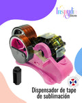 Dispensdor de tape termico sublimacion azul