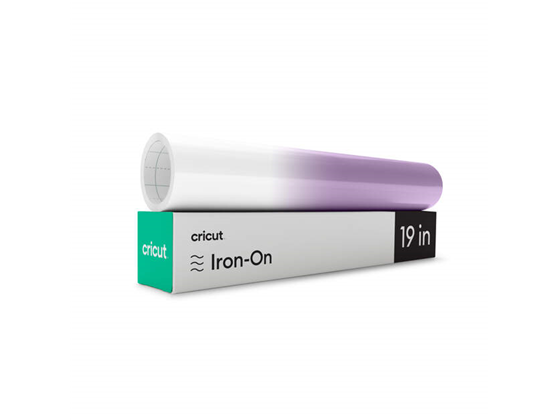 Vinilo Iron-On Sensible al Sol (Blanco a Violeta)