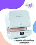 Prensa de Sublimación de Skinny Tumbler (HTVRONT) color blanca