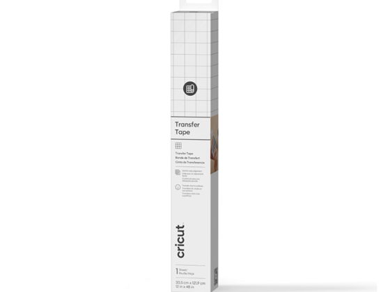 CINTA DE TRANSFERENCIA CRICUT -Transfer Tape Cricut (12" x 4ft)