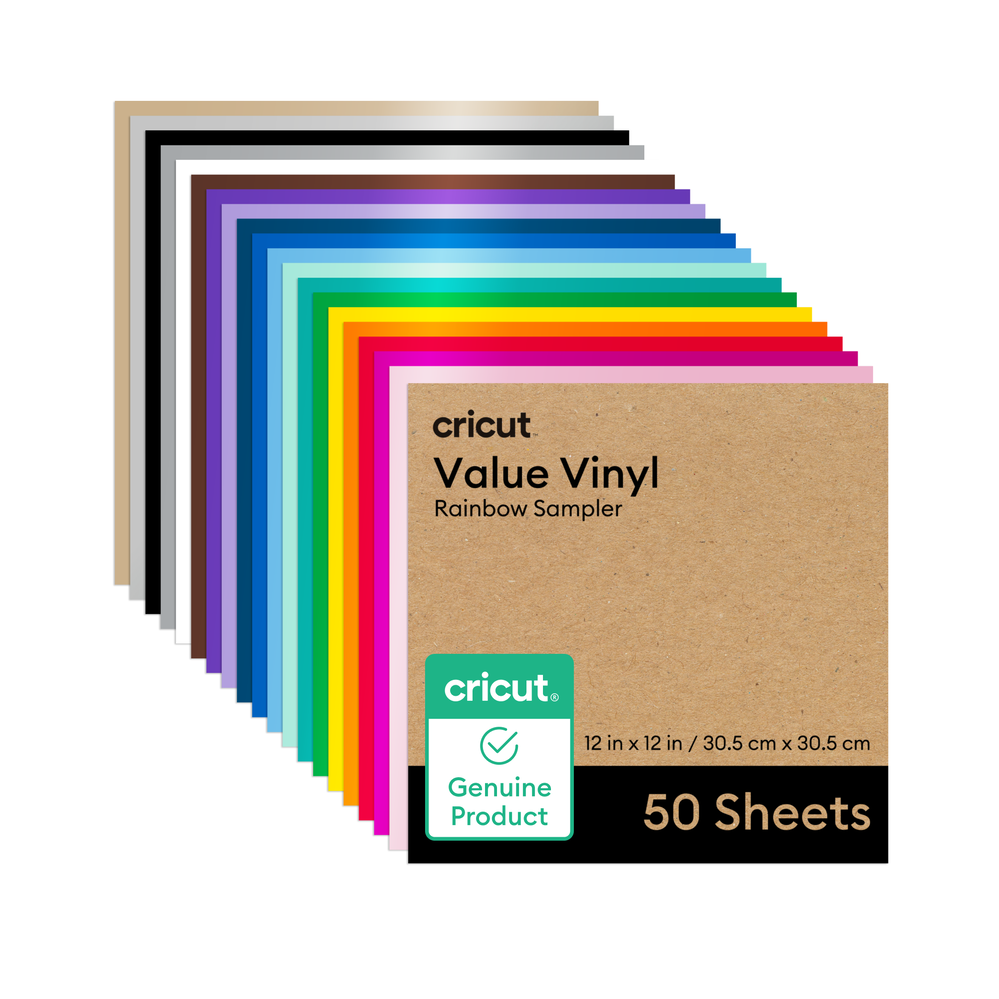 Value Vinyl Sampler - Rainbow (50 Hojas)
