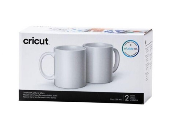 Tazas de Cerámica Cricut para Sublimacion (Paquete de 2)  Alta calidad