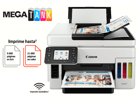 Impresora Canon MAXIFY GX6110 MegaTank