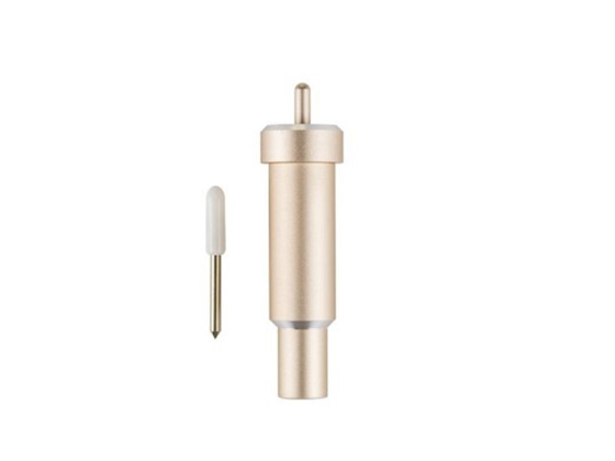 Cuchilla de Punta Fina Premium + Carcasa (Oro)