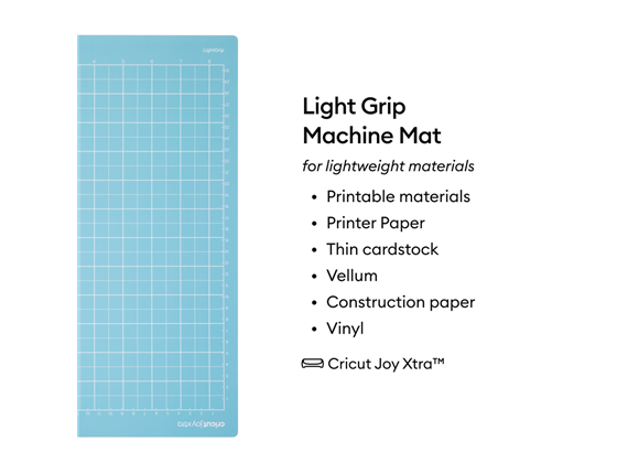 Alfombrilla de Corte LightGrip para Cricut (8.5" x 12") azul